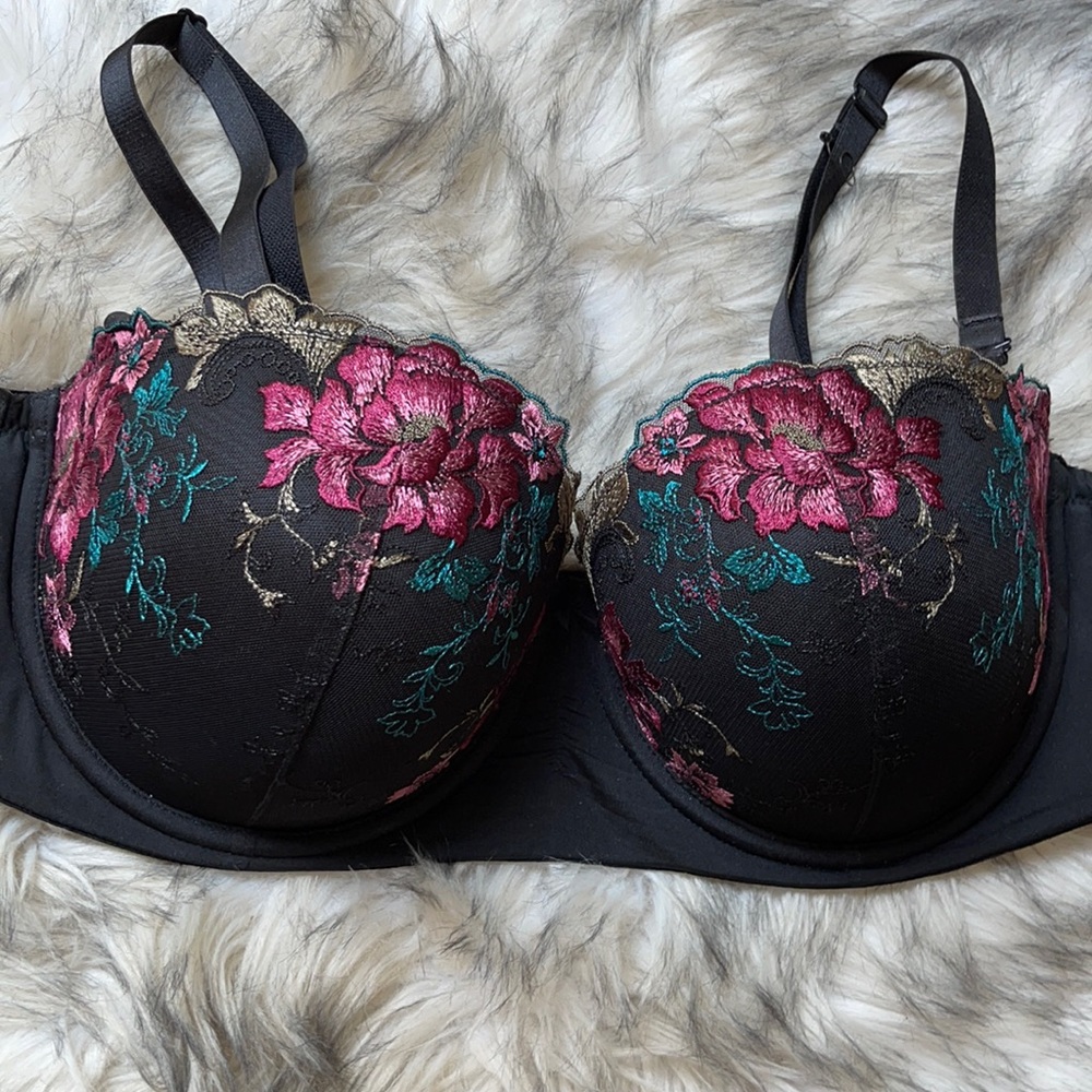 40D torrid embroidered convertible push-up bra